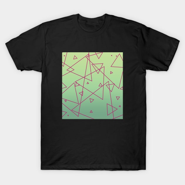 Triangles T-Shirt by randamuART